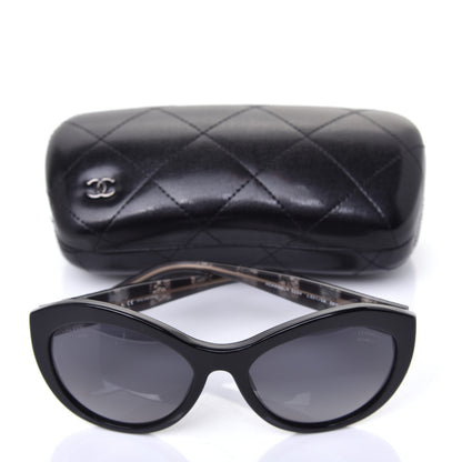 Chanel Acetate Lace Effect Sunglasses 5294 Black 8 of 8