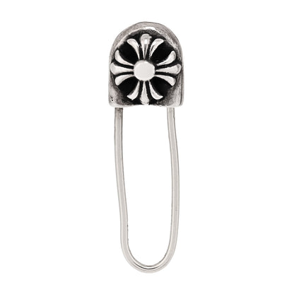 Chrome Hearts Sterling Silver Safety Pin Single Earring 1 of 4
