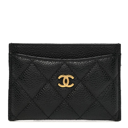 Chanel Caviar Quilted Card Holder Black 1 of 8