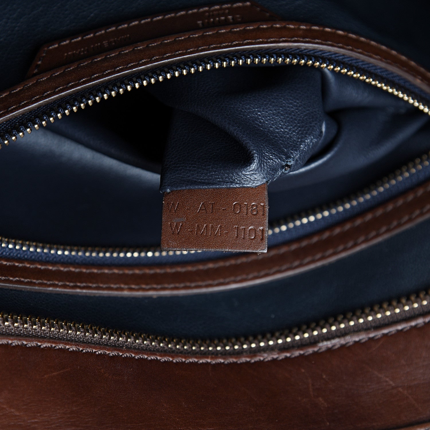 Celine Smooth Calfskin Mini Tri-Color Luggage Navy 6 of 16