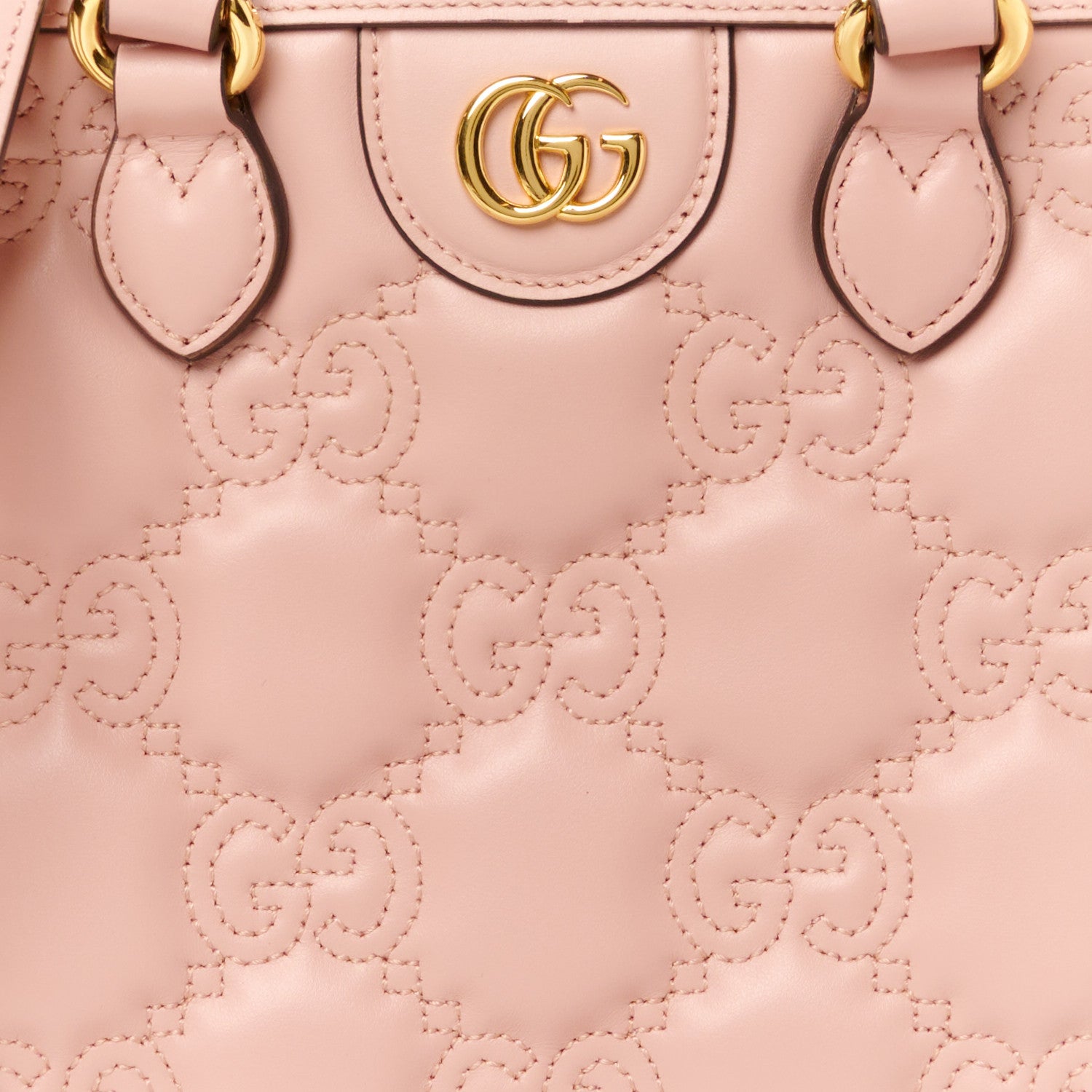 Gucci Calfskin GG Matelasse Mini Top Handle Bag Perfect Pink 10 of 13