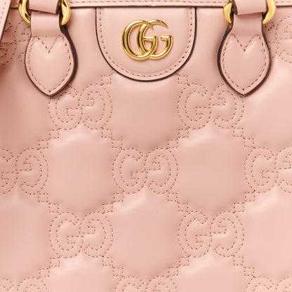 Gucci Calfskin GG Matelasse Mini Top Handle Bag Perfect Pink 10 of 13