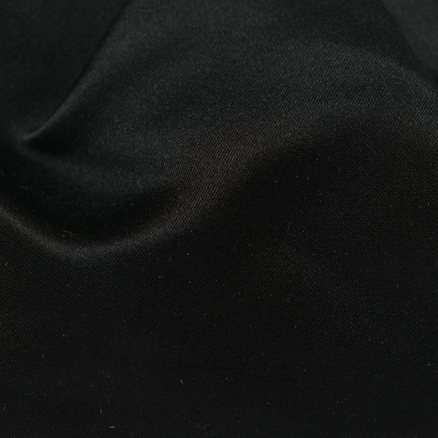 Satin Micro Double Circle Bag Black