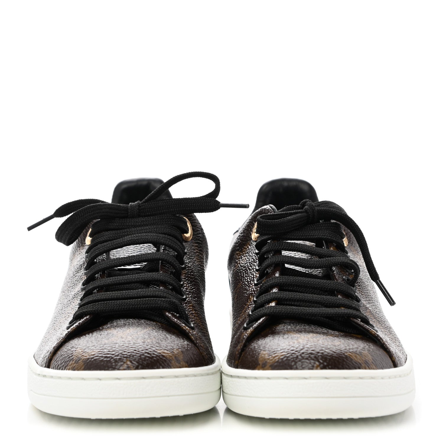 Louis Vuitton Patent Monogram Frontrow Sneakers 34.5 2 of 8