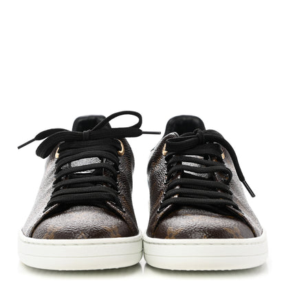 Louis Vuitton Patent Monogram Frontrow Sneakers 34.5 2 of 8