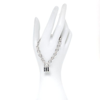 Tiffany Sterling Silver 1837 Lock Charm Bracelet 3 of 9