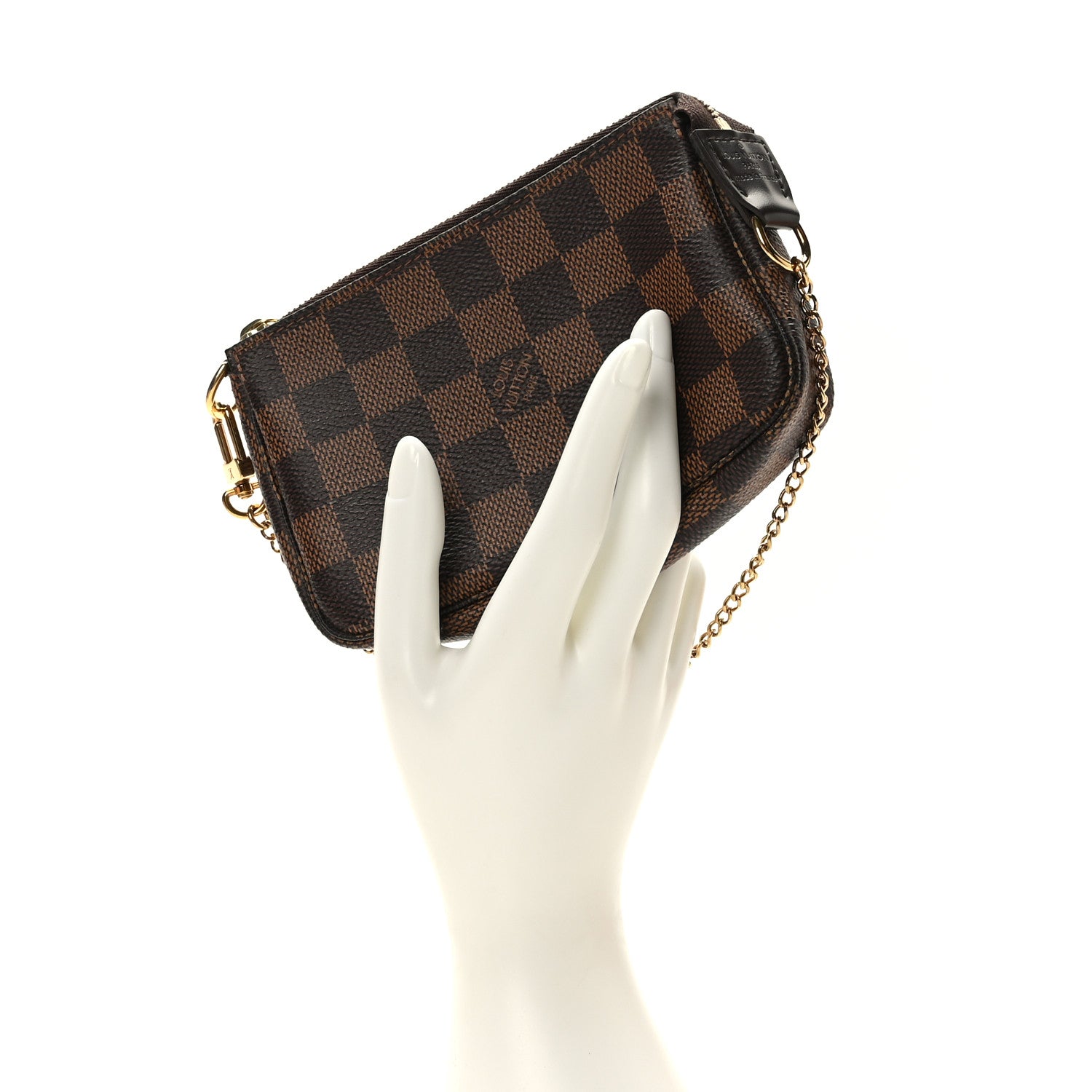 Louis Vuitton Damier Ebene Mini Pochette Accessories 2 of 10