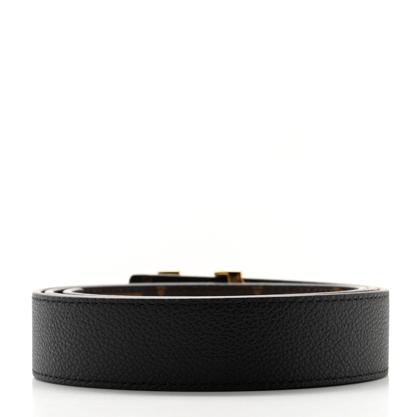 Calfskin Monogram 20mm LV Iconic Reversible Belt 90 36 Black