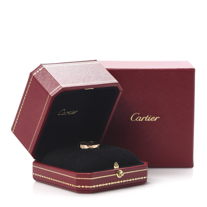 Cartier 18K Pink Gold 3.5mm LOVE Wedding Band Ring 50 5.25 5 of 5