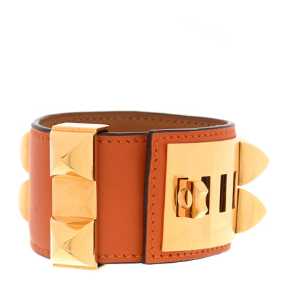 Hermes Swift Collier de Chien CDC Bracelet S Orange 3 of 6