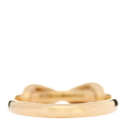 Tiffany 18K Yellow Gold Diamond Infinity Ring 50 5.5 3 of 4