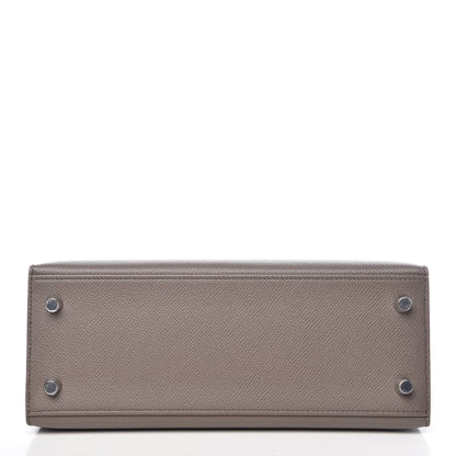 Hermes Epsom Kelly Sellier 25 Etain 7 of 40