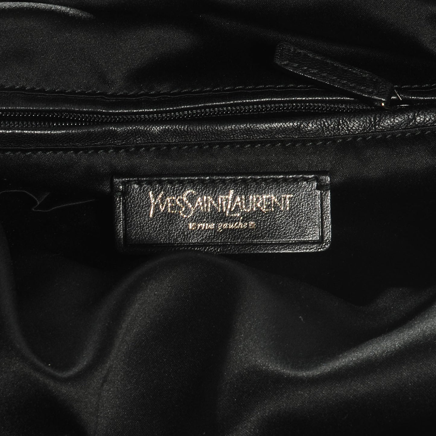 Leather Large Roady Hobo Black
