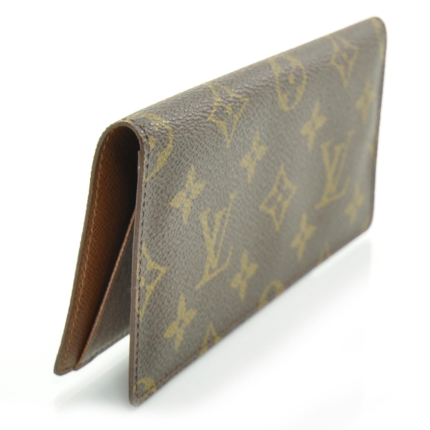 Louis Vuitton Monogram Simple Checkbook Holder Wallet 3 of 7