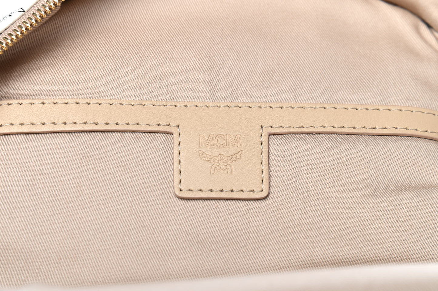 Visetos Spot Medium Sling Bag Beige White