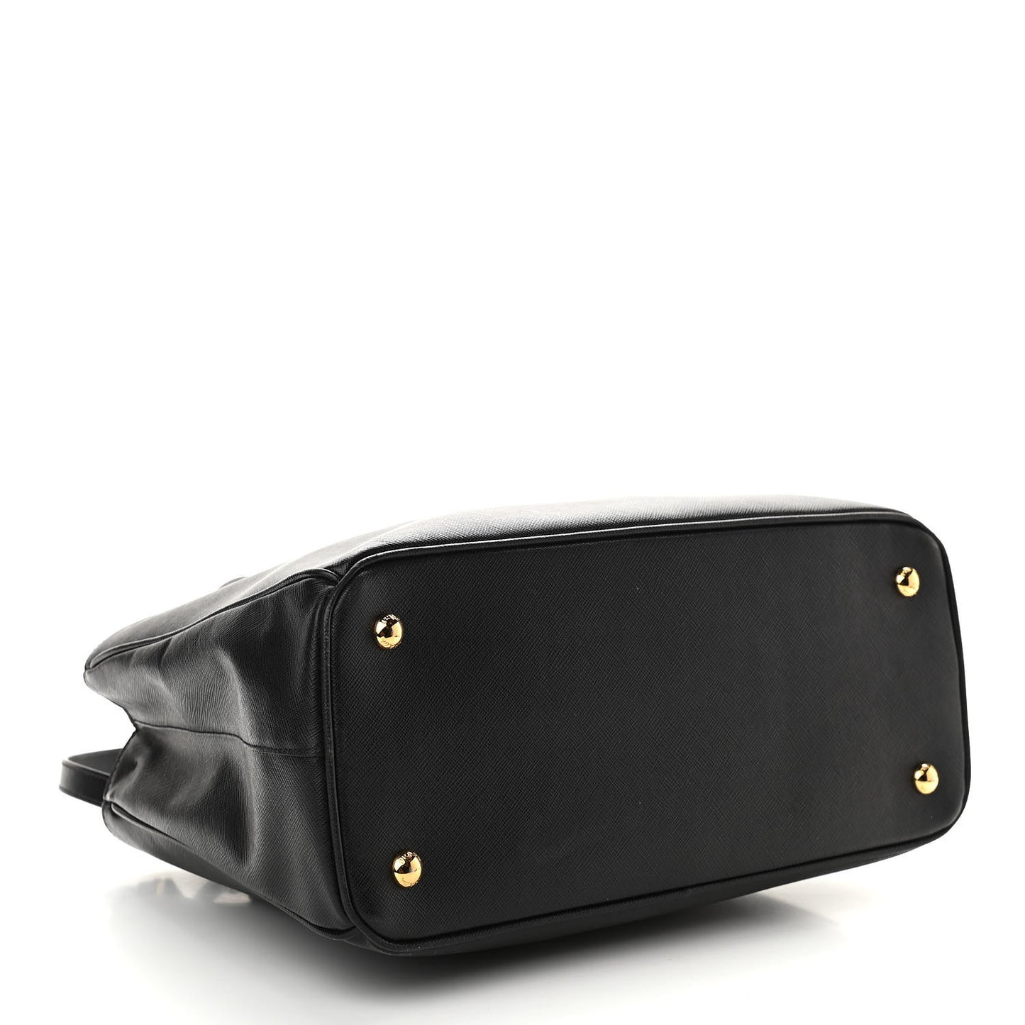 Saffiano Lux Medium Tote Black
