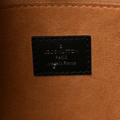 Louis Vuitton Calfskin Monogram On My Side MM Black 6 of 9