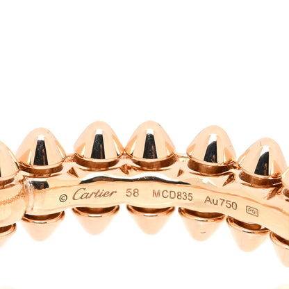 Cartier 18K Pink Gold SM Clash De Cartier Ring 58 8.5 4 of 5