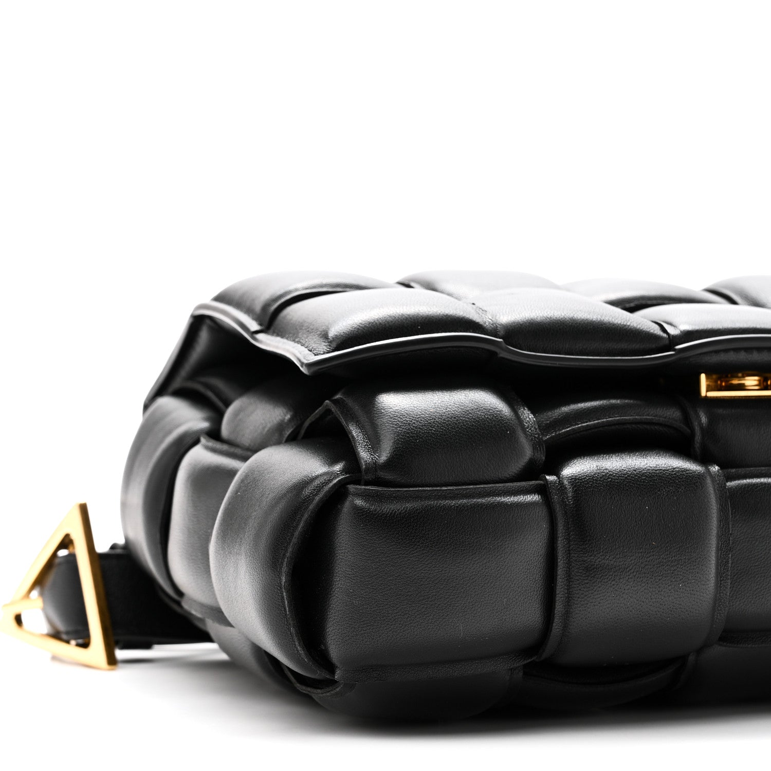 Bottega Veneta Nappa Maxi Intreccio Padded Cassette Crossbody Bag Black Black 9 of 10