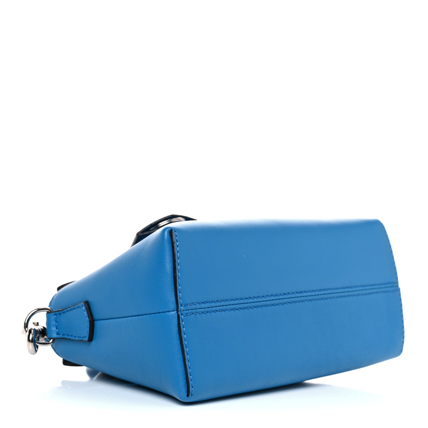 Fendi Vitello Dolce Mini By The Way Boston Bag Blue Royal 4 of 9