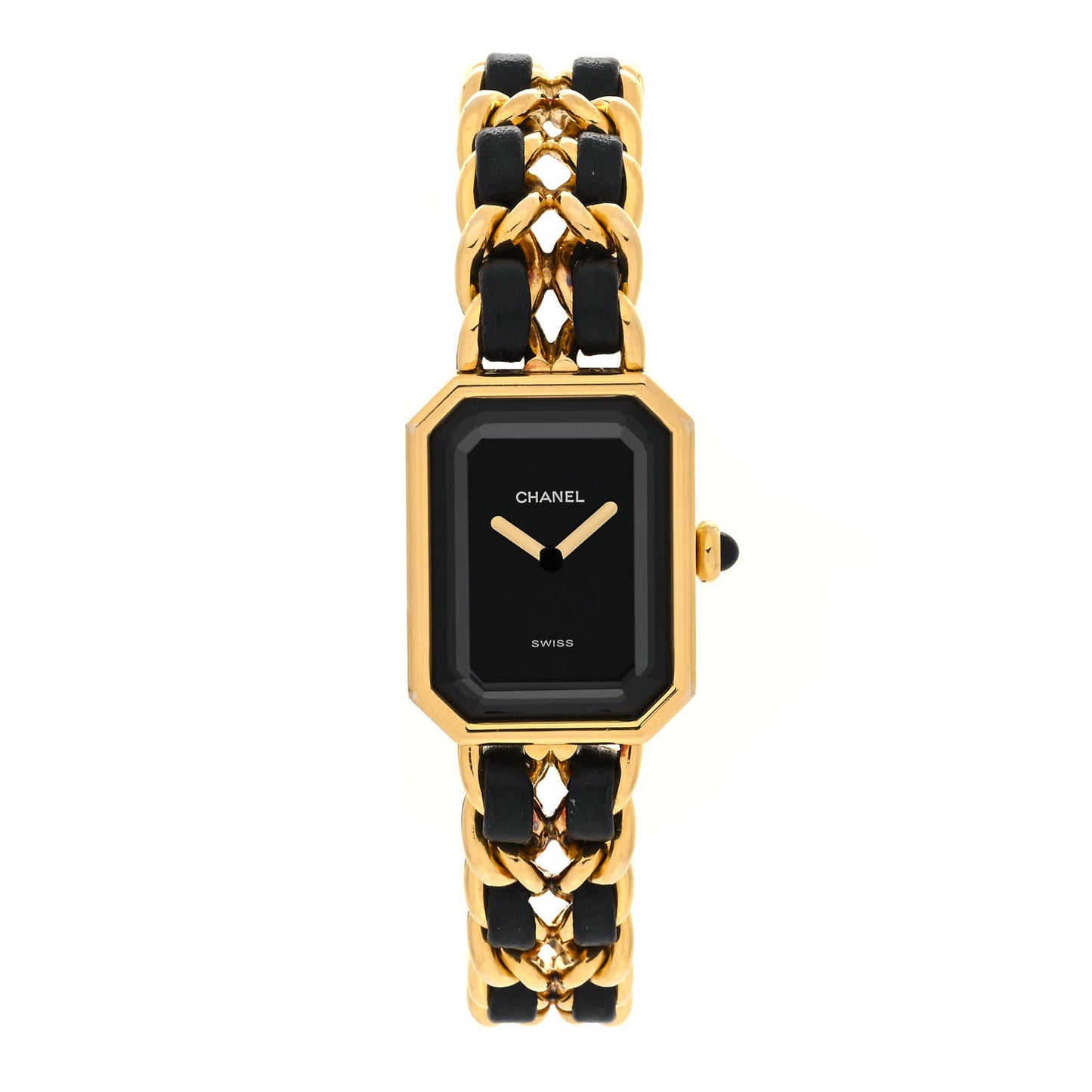 Stainless Steel Lambskin 20mm Chain Premiere Quartz Watch Gold L