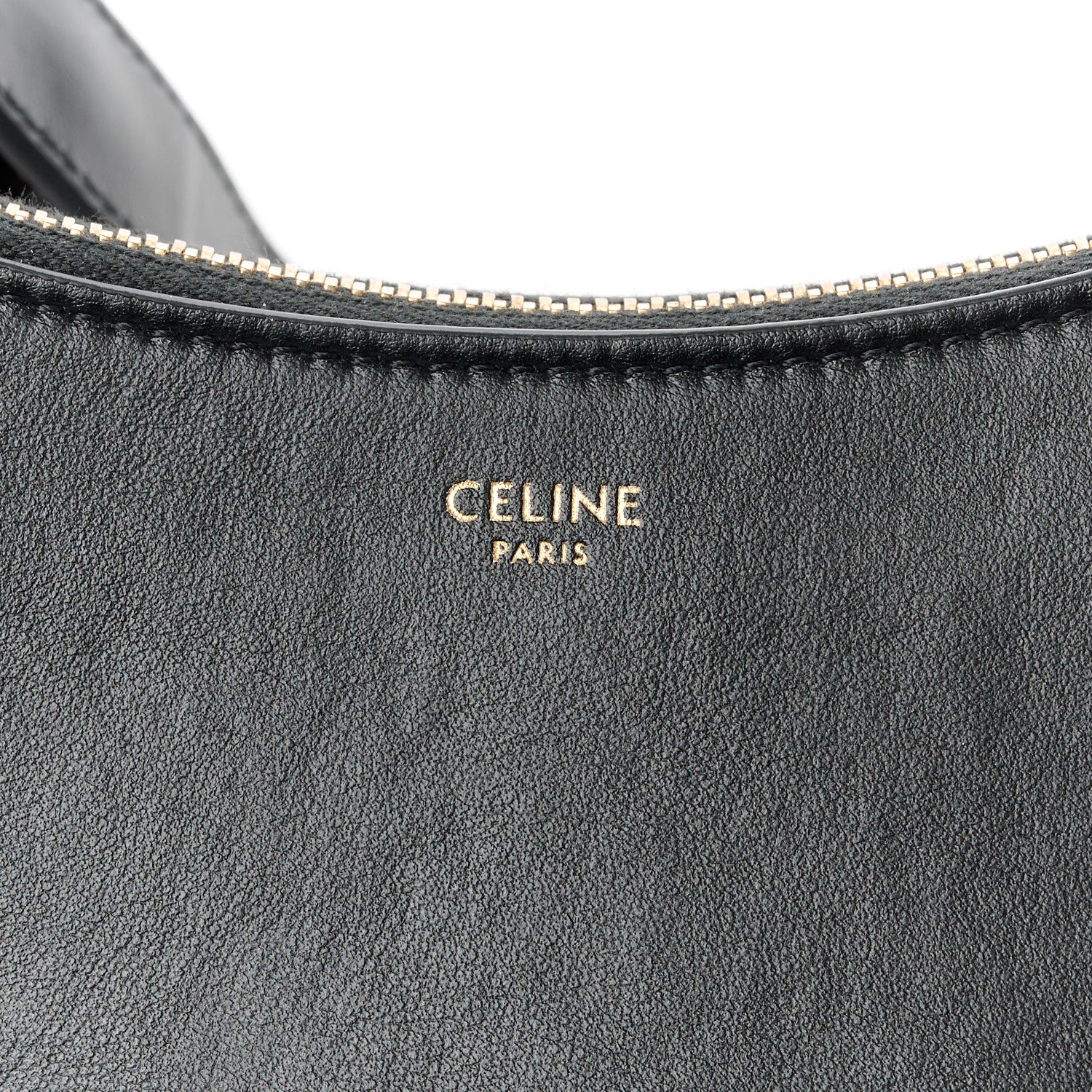 Celine Smooth Calfskin Medium Strap Ava Shoulder Bag Black 7 of 11