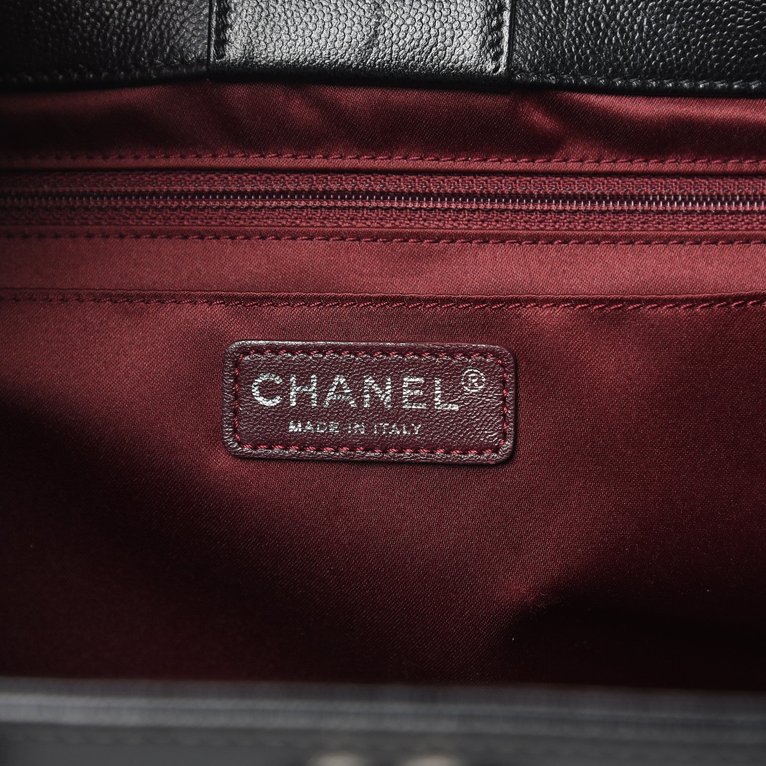 Chanel Caviar Cerf Executive Shopper Tote Black 6 of 16