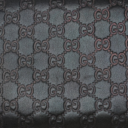 Gucci Soft Microguccissima Dice Chain Wallet Black 13 of 14