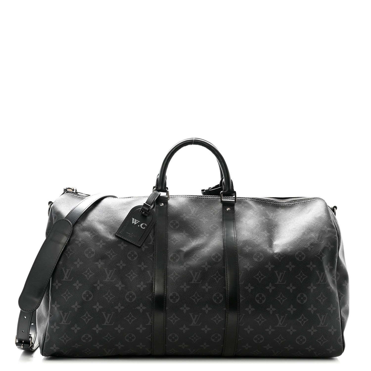 Louis Vuitton Monogram Eclipse Keepall Bandouliere 55 1 of 13