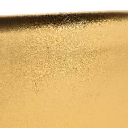 Saint Laurent Metallic Calfskin Monogram Cassandre Clutch Ciad 6 of 9