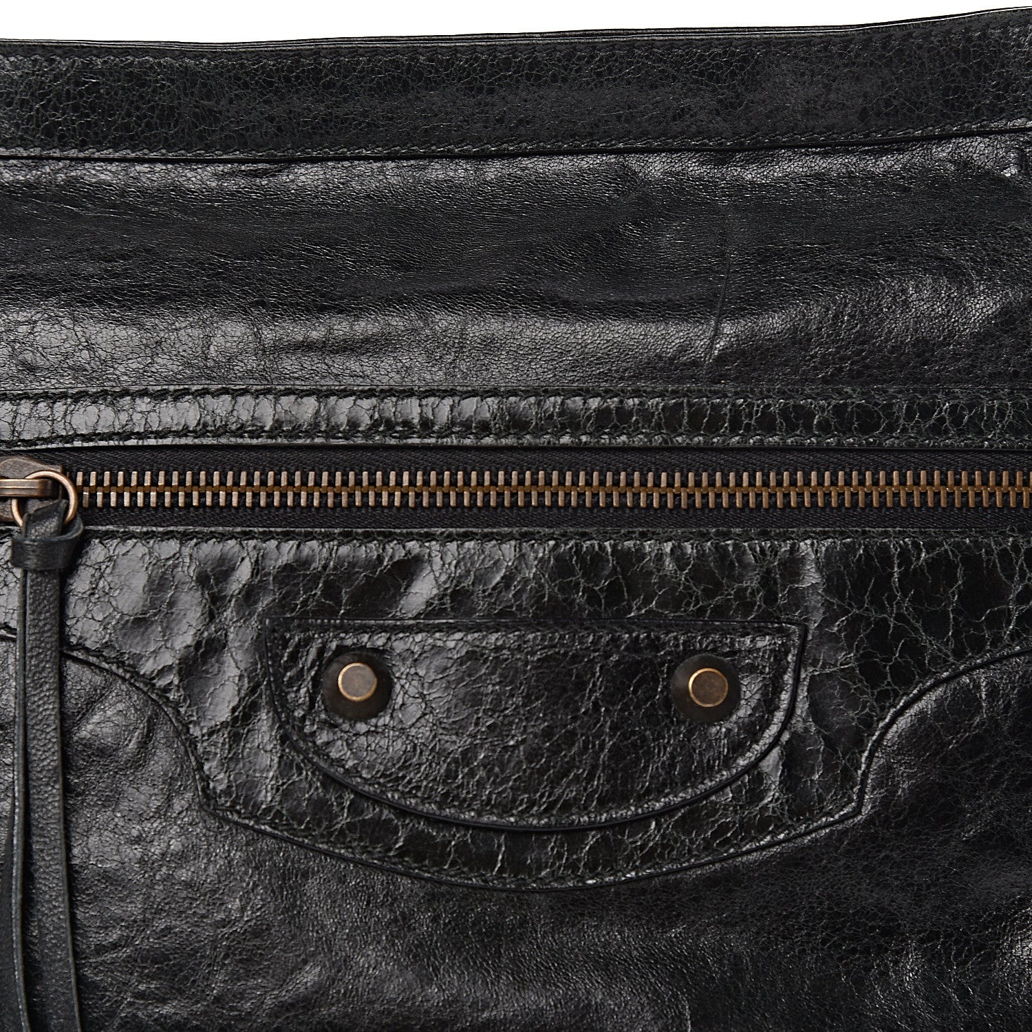 Balenciaga Chevre Classic Hardware Flat Messenger Black 10 of 10