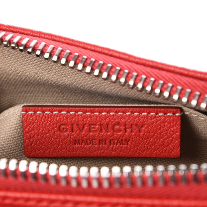 Givenchy Sugar Goatskin Small Antigona Beauty Wristlet Red 6 of 7