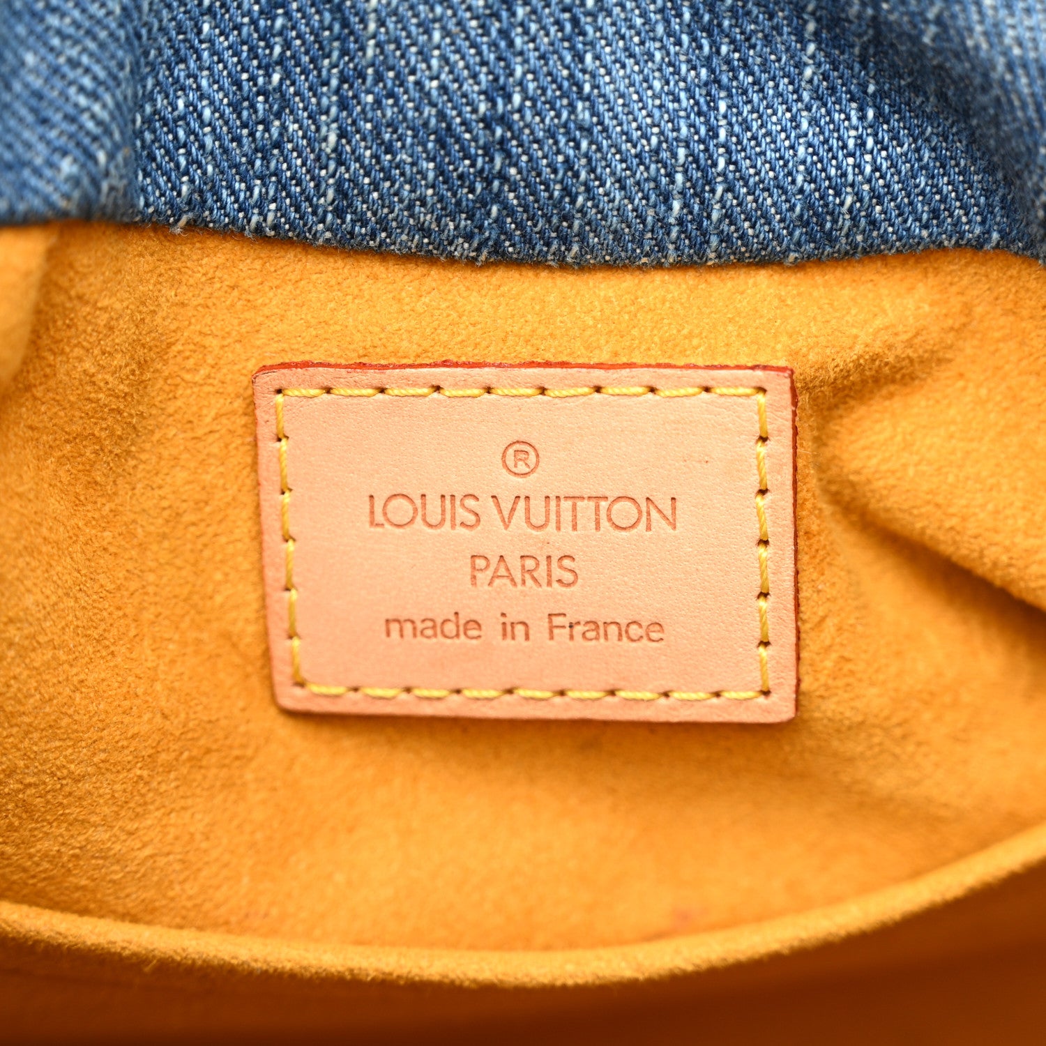 Louis Vuitton Monogram Denim Pleaty Blue 6 of 9