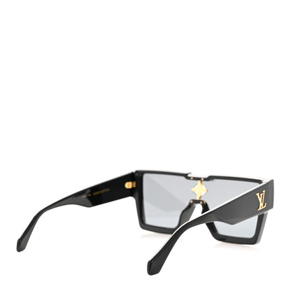 Louis Vuitton Acetate Swarovski Crystal Cyclone Sunglasses Z1578E Black 4 of 9