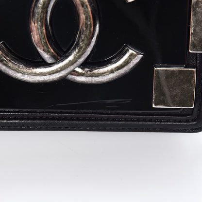Chanel Plexiglass Lambskin Mini Boy Brick Flap Black 10 of 12