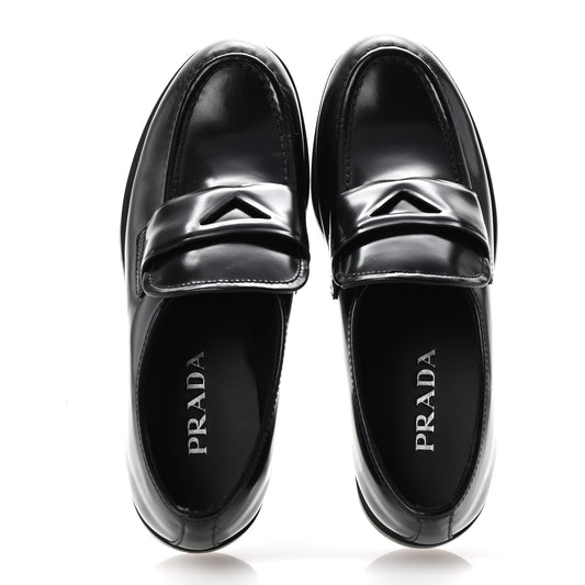 Spazzolato Loafers 37 Black