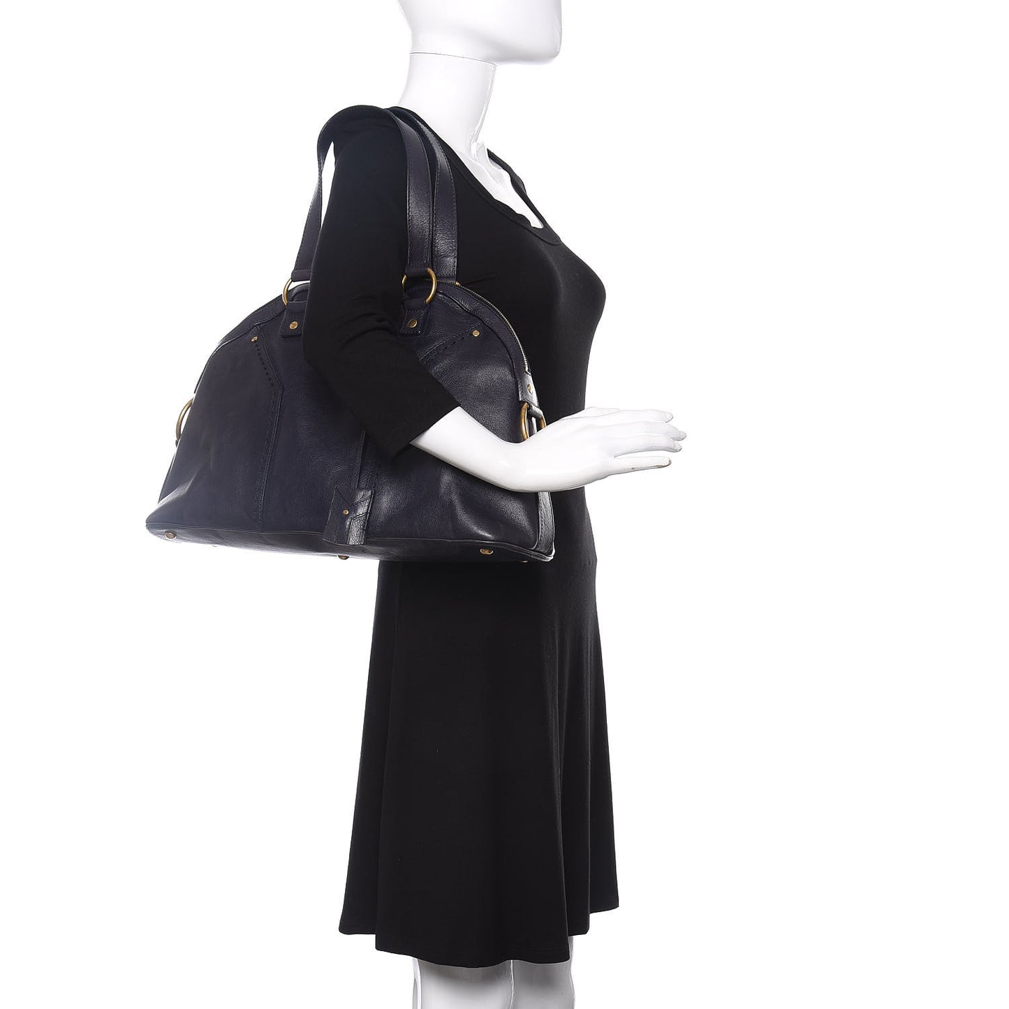 Calfskin Large Muse Black
