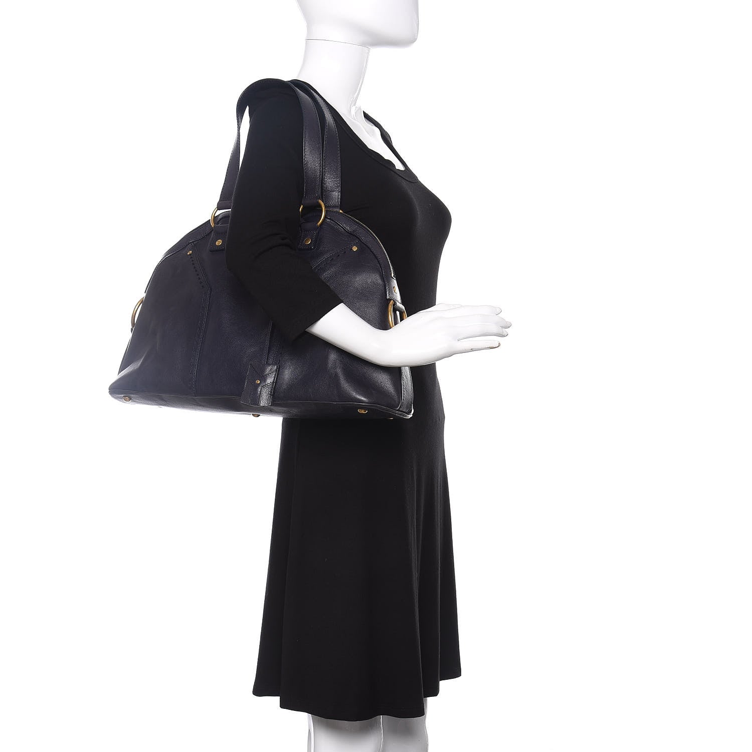 Saint Laurent Calfskin Large Muse Black 2 of 9
