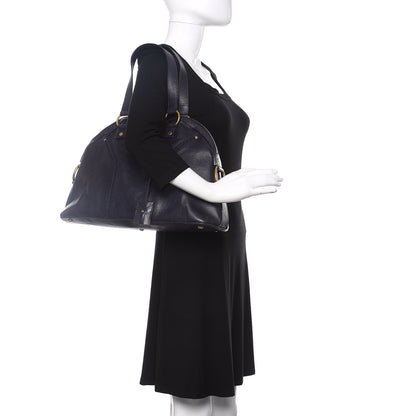 Saint Laurent Calfskin Large Muse Black 2 of 9