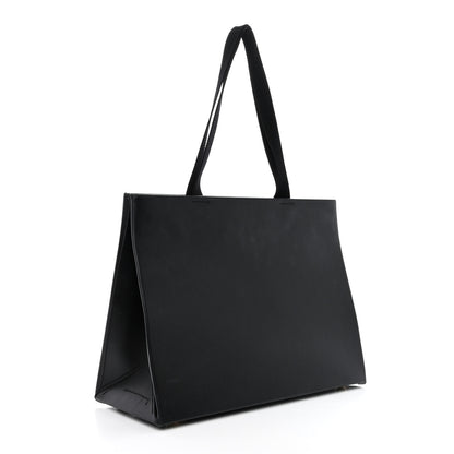 Valentino Garavani Printed Calfskin VLTN Tote Black 3 of 12