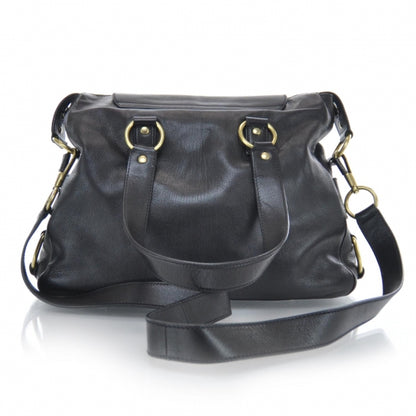 Saint Laurent Leather Muse Messenger Bag Black 3 of 9