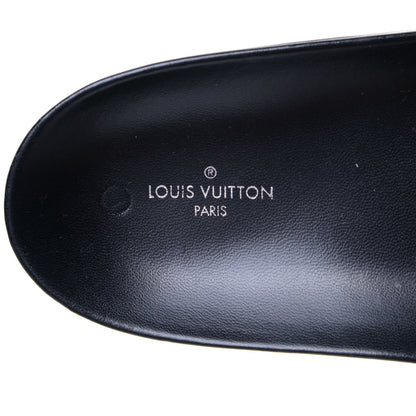Louis Vuitton Calfskin Monogram Bom Dia Flat Mule 42 Black White 9 of 9