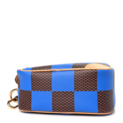 Louis Vuitton Damier Pop Chess Messenger Blue 6 of 17