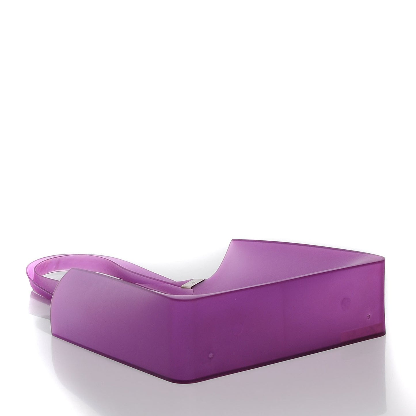 Jelly Rubber Tote Purple