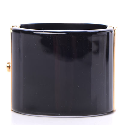 Chanel Resin Enamel CC Cabochon Cuff Blue 3 of 6