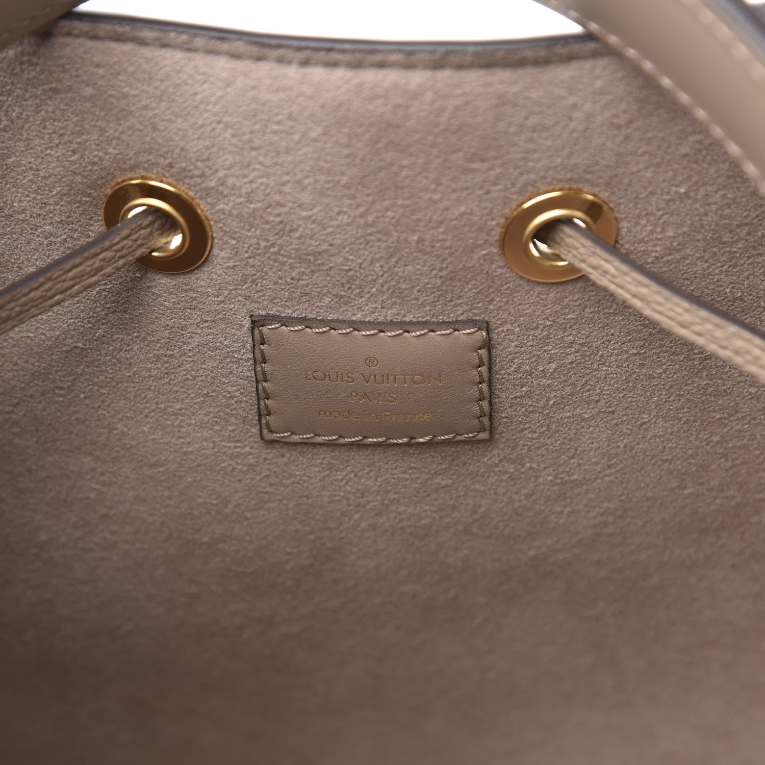 Louis Vuitton Empreinte Monogram Giant Neonoe MM Tourterelle Creme 7 of 9