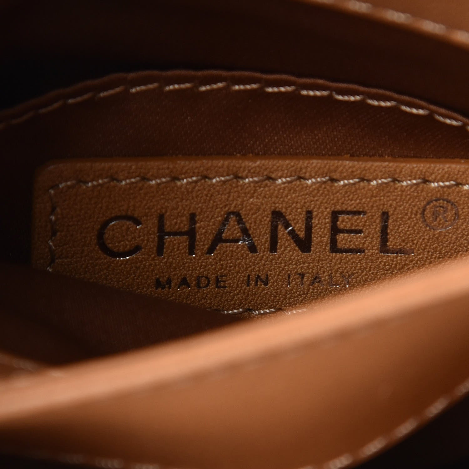 Chanel Calfskin Mini Crossbody Flap Camel 6 of 8