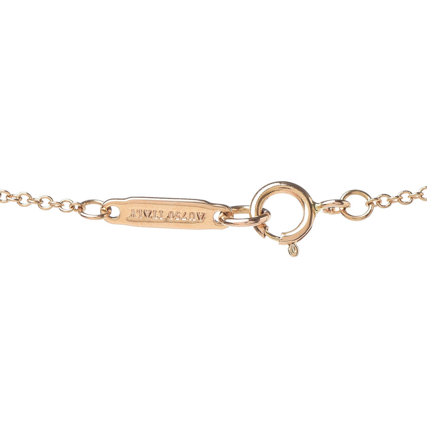 18K Rose Gold Diamond Small Atlas Open Pave Pendant Necklace