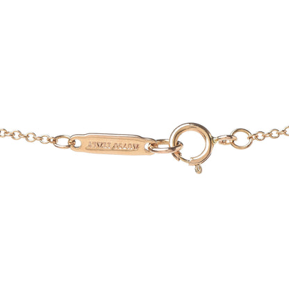 Tiffany 18K Rose Gold Diamond Small Atlas Open Pave Pendant Necklace 6 of 7