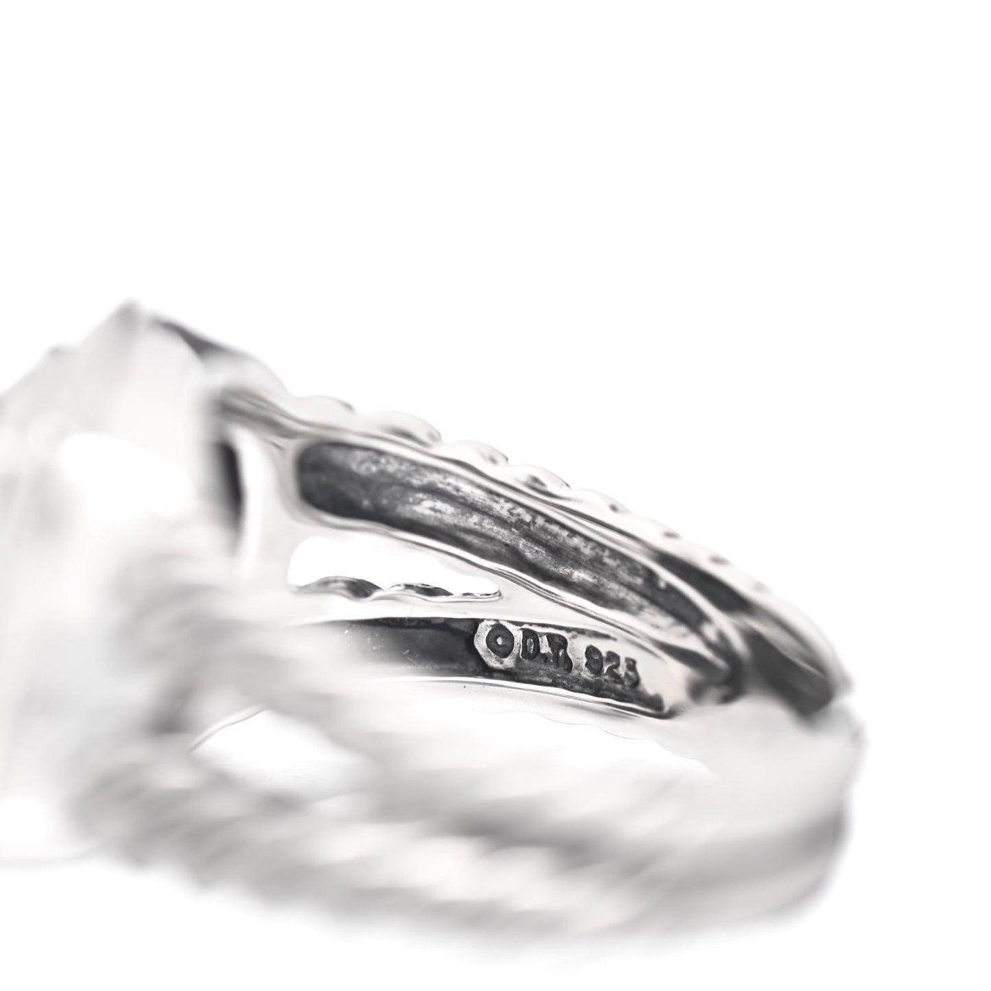 Sterling Silver Diamond Black Onyx 11mm Albion Ring 54 7